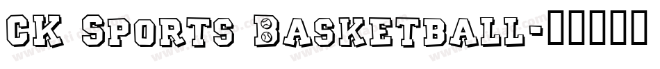 CK Sports Basketball字体转换
